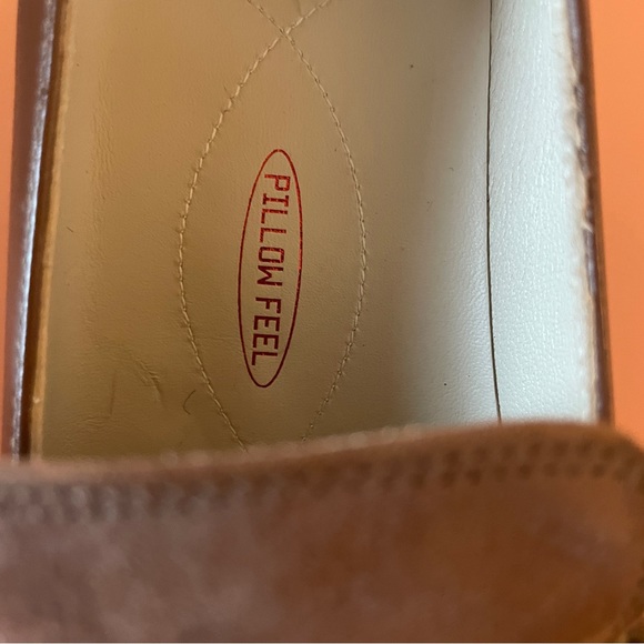 Amalfi by Rangoni Tamara brown leather lug platform loafers 38 - Picture 7 of 10